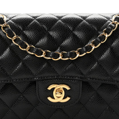 Chanel Caviar Quilted Small Double Flap Black 8 of 11