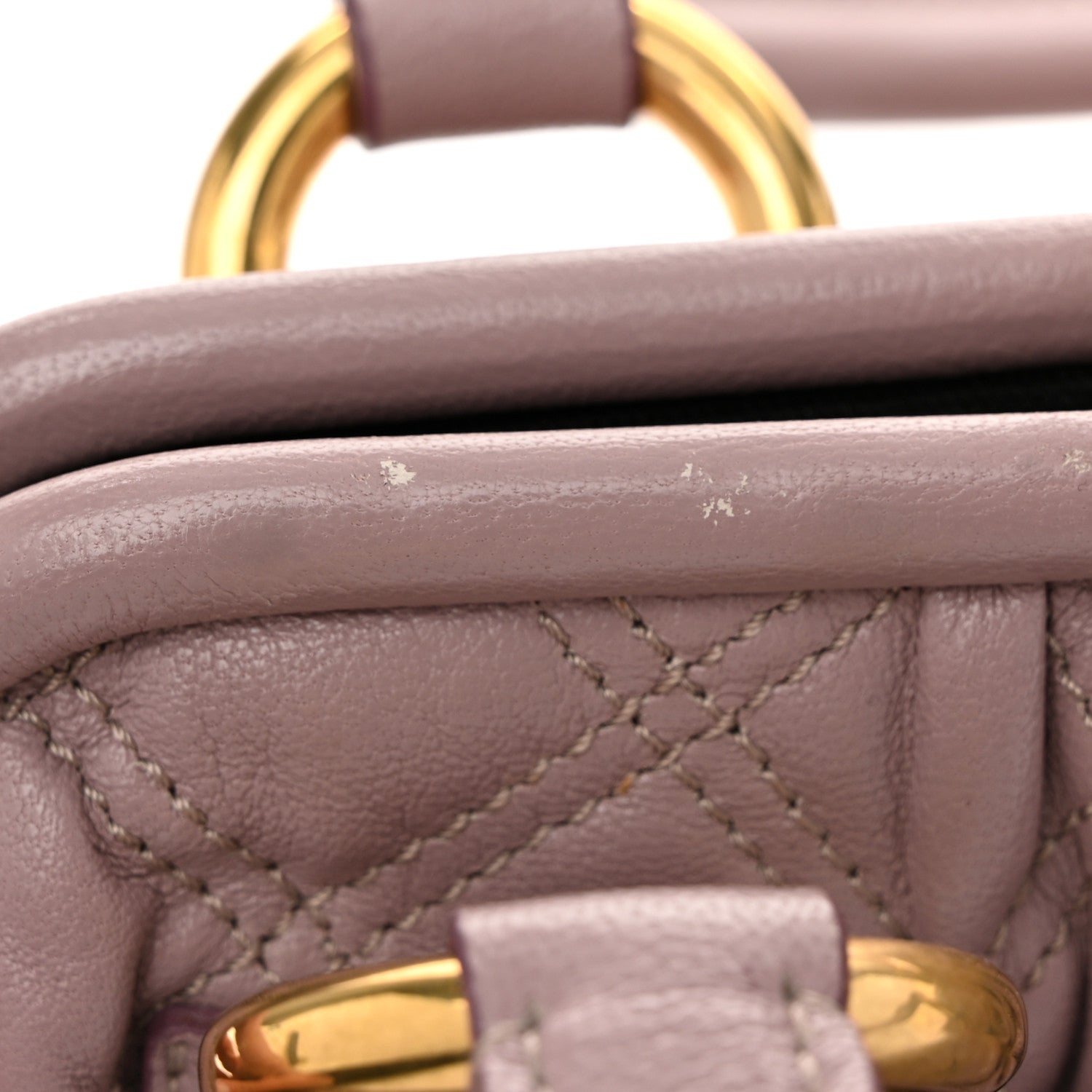 Marc Jacobs Calfskin Quilted Stam Blush 11 of 12