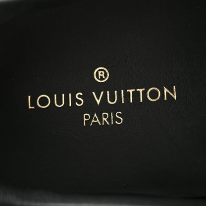 Louis Vuitton Suede Monogram Run Away Sneakers 37 Black 6 of 8