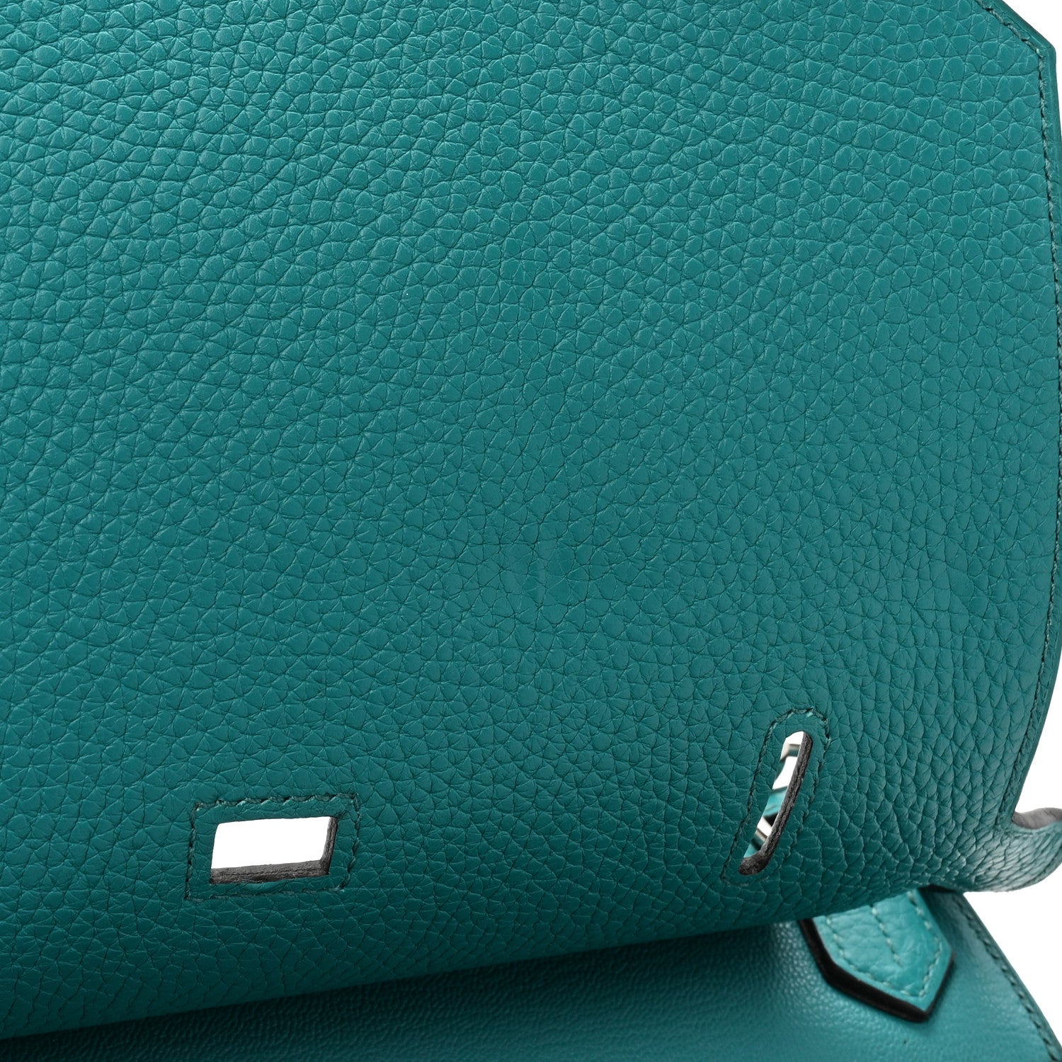 Hermes Taurillon Clemence Jypsiere 28 Bleu Paon 10 of 12