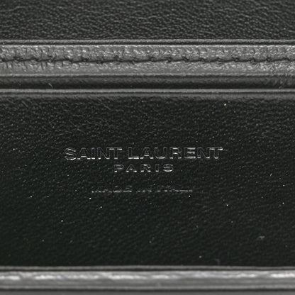 Saint Laurent Lambskin Smoking Box Crossbody Black 6 of 10