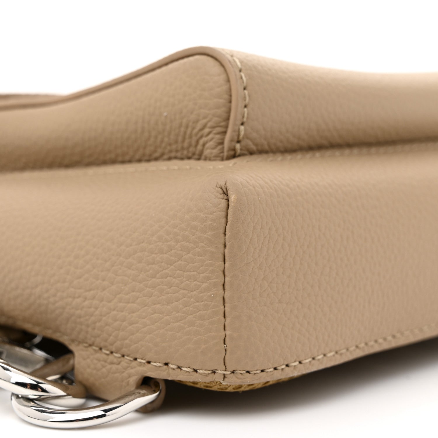 Louis Vuitton Grained Cowhide Aerogram Pilot Slingbag Sable Beige 7 of 8