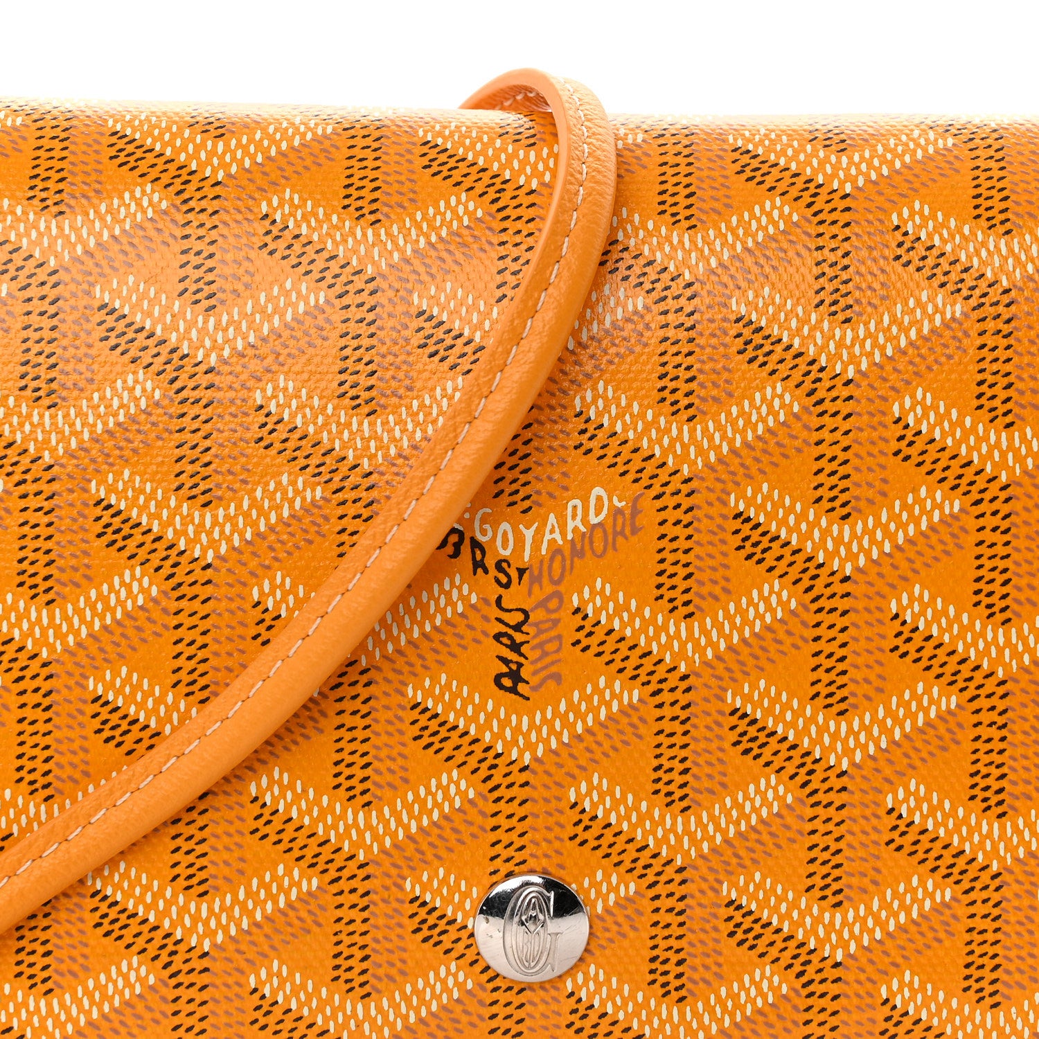 Goyard Goyardine Plumet Wallet Clutch Yellow 8 of 10