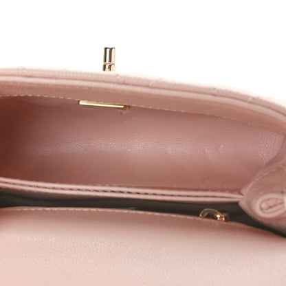 Chanel Caviar Quilted Extra Mini Coco Handle Flap Light Pink 4 of 8