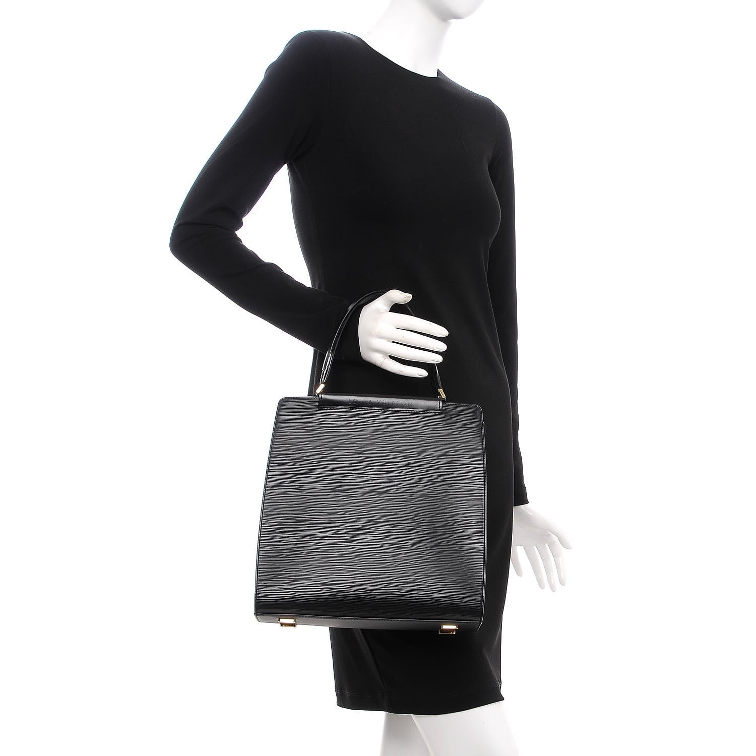 Louis Vuitton Epi Figari MM Black 2 of 7