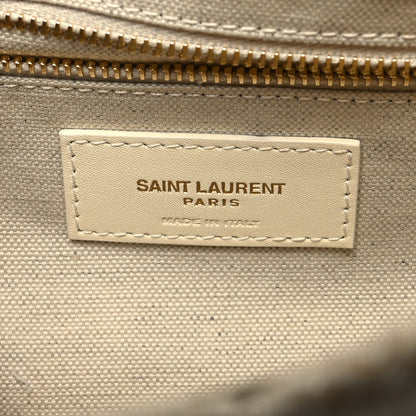 Saint Laurent Terry Patchwork Monogram Medium Jamie Tropical Sand 6 of 10