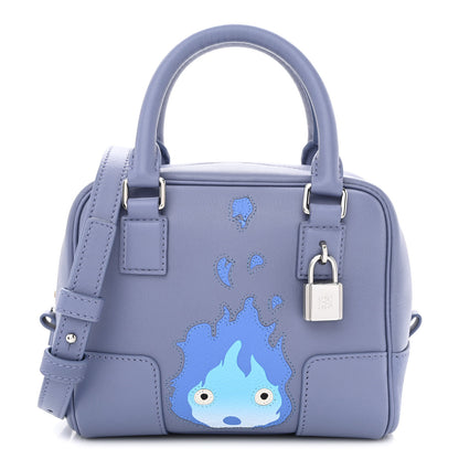Loewe X HOWLS MOVING CASTLE Satin Calfskin Calcifer Amazona 16 Blueberry 1 of 10