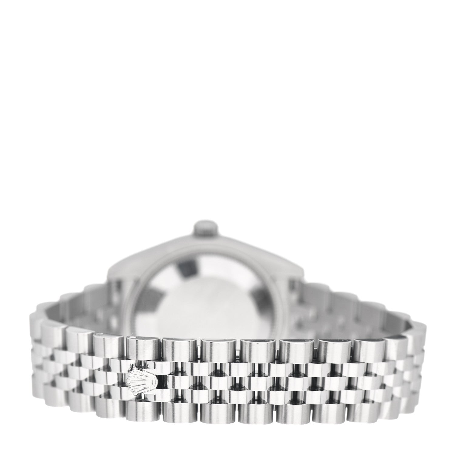 Rolex Stainless Steel 18K White Gold Diamond 31mm Oyster Perpetual Datejust Watch Black 178274 3 of 5