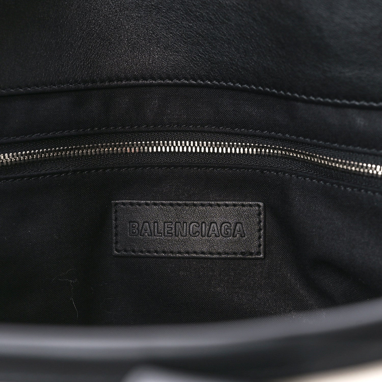 Balenciaga Cotton Canvas Calfskin Cities Paris Jumbo Small Tote Bag Natural 7 of 11