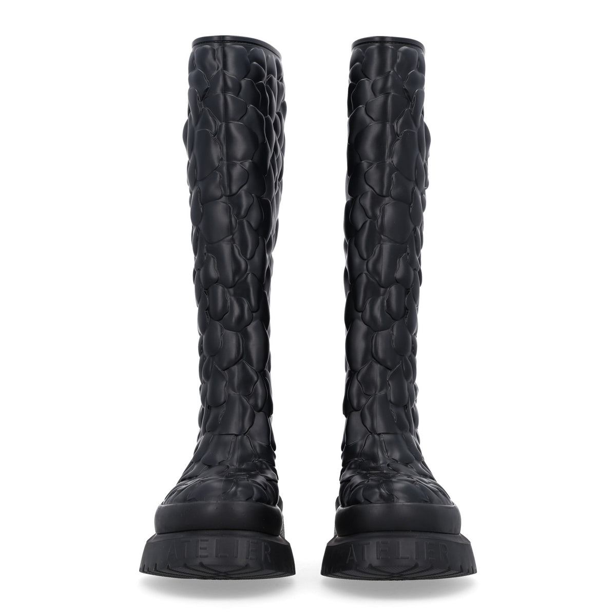 Rubber Atelier 03 Rose Edition 30/50mm Tall Rainboots 35 Black