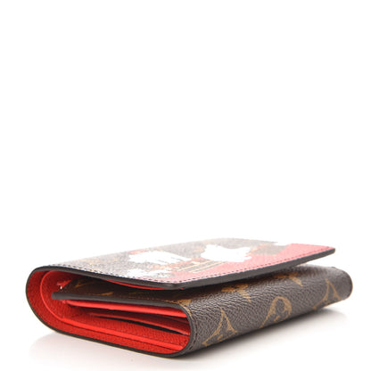 Louis Vuitton Monogram 2017 Christmas Animation Victorine Wallet 4 of 7