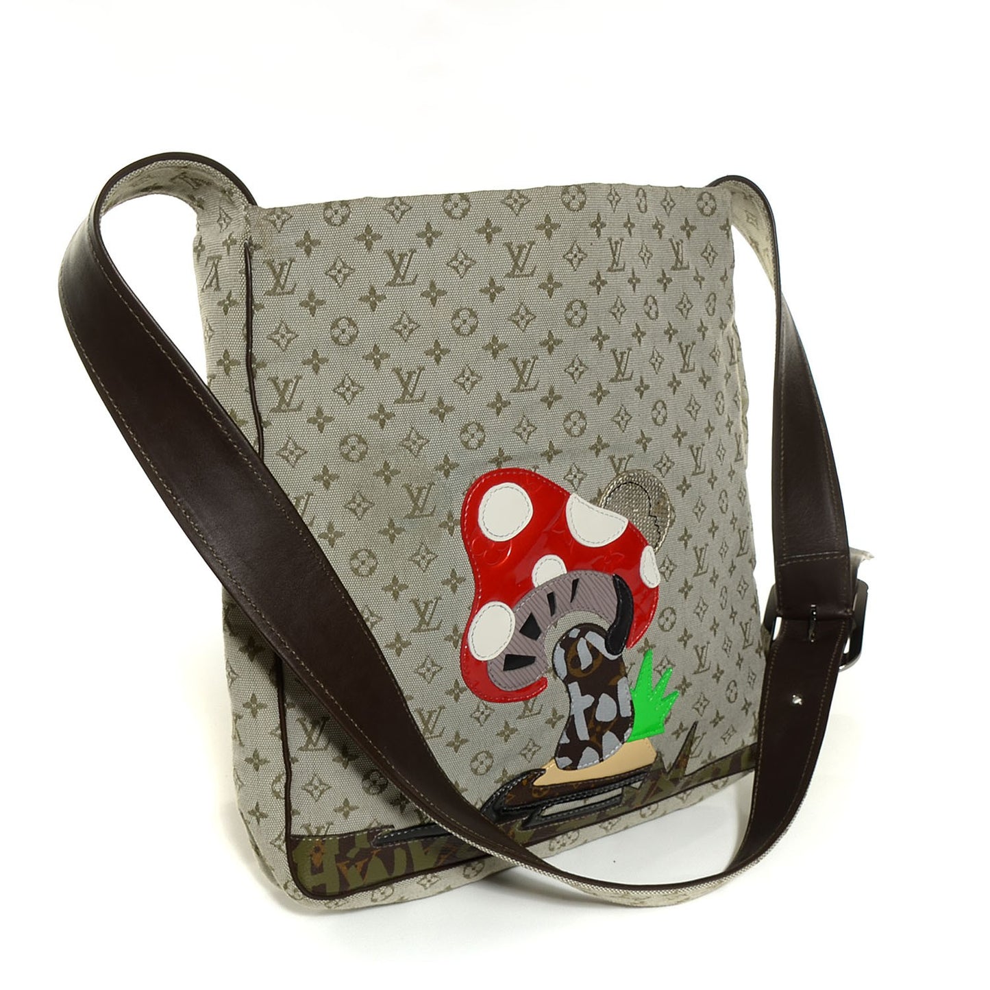 Mini Monogram Patchwork Conte De Fees Besace Kaki