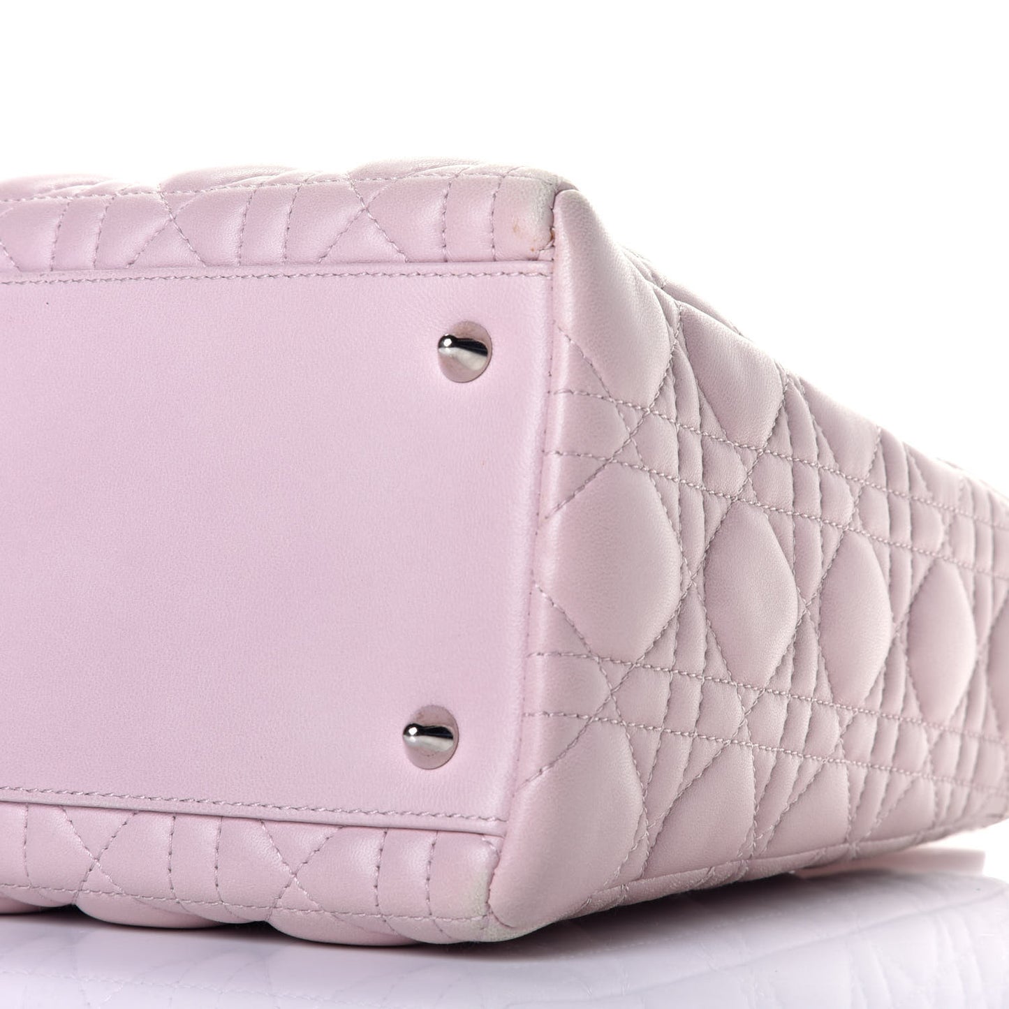 Lambskin Cannage Medium Lady Dior Light Pink