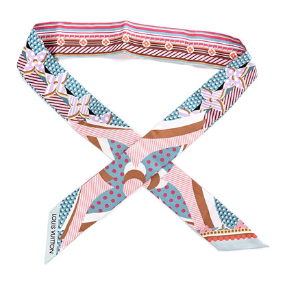 Louis Vuitton Silk Pop Monogram BB Bandeau Turquoise 1 of 3