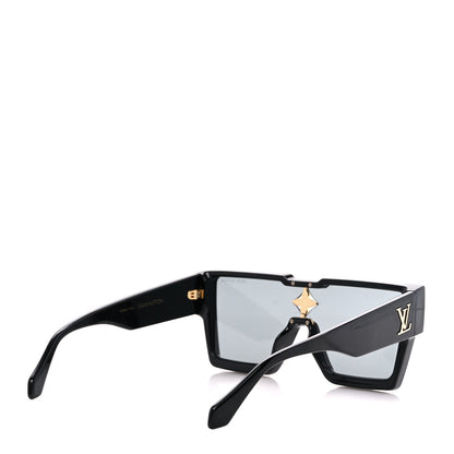 Louis Vuitton Acetate Swarovski Crystal Cyclone Sunglasses Z1578W Black 4 of 9