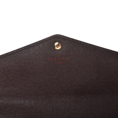 Louis Vuitton Damier Ebene Sarah Wallet NM 6 of 7