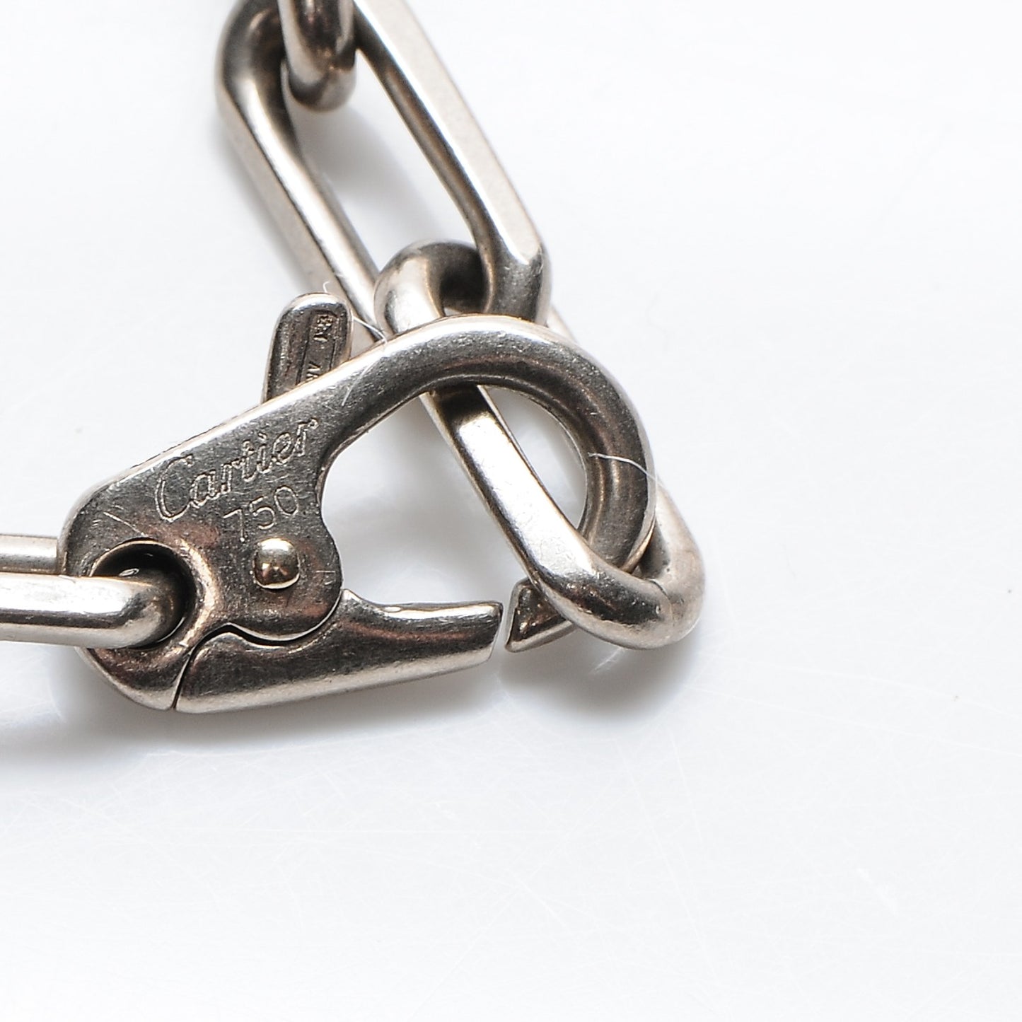 18K White Gold Santos de Bracelet