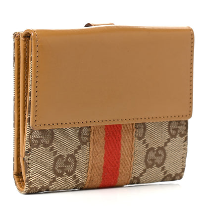 Gucci Monogram Compact Wallet Tan 3 of 11