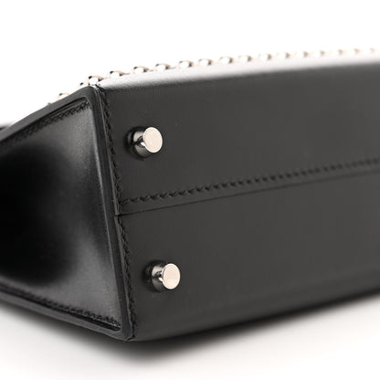 Hermes Box Studded Clouté Mini Kelly Sellier 20 Black 9 of 12