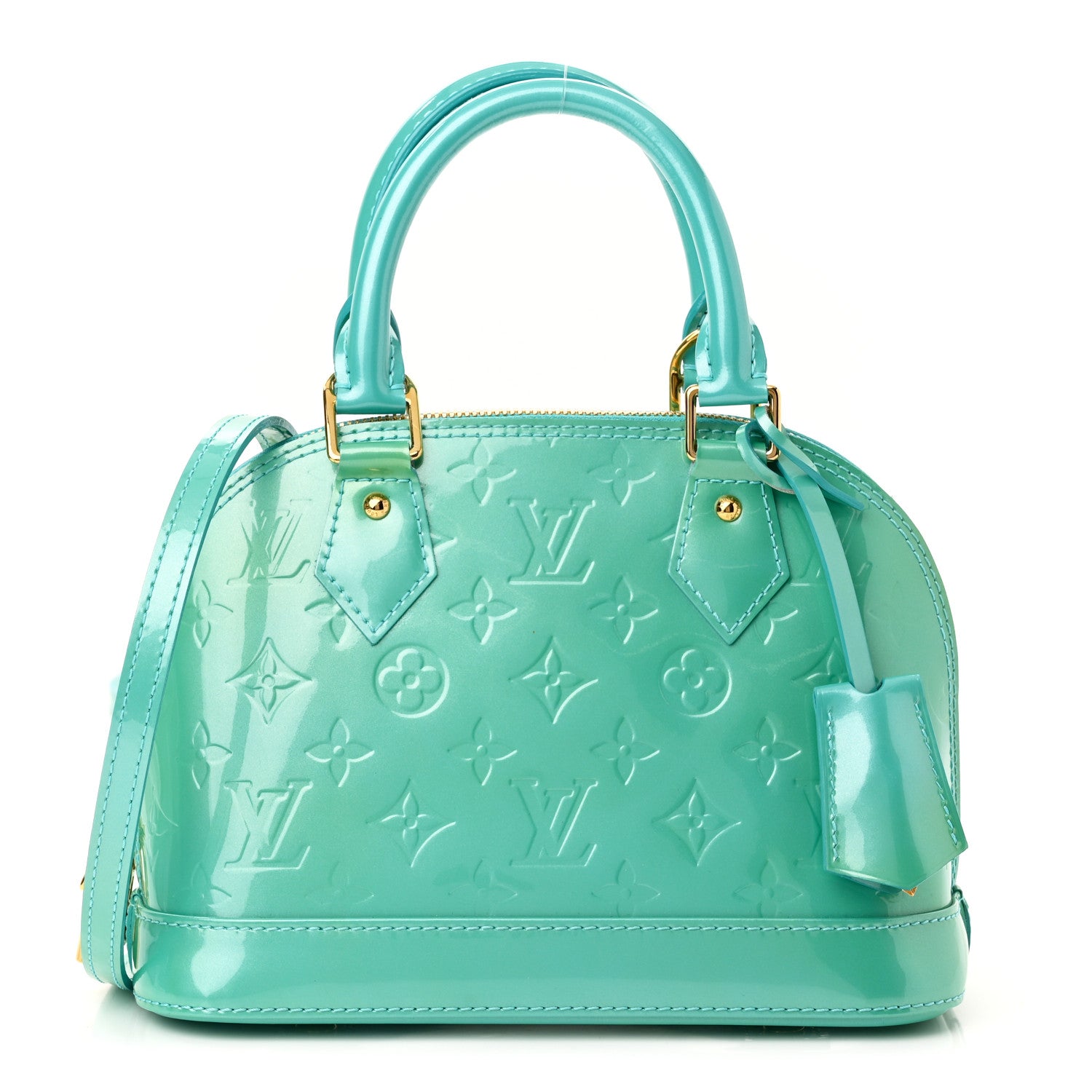 Louis Vuitton Vernis Alma BB Turquoise 1 of 10