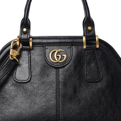 Gucci Calfskin Medium Re(Belle) Top Handle Bag Black 10 of 11