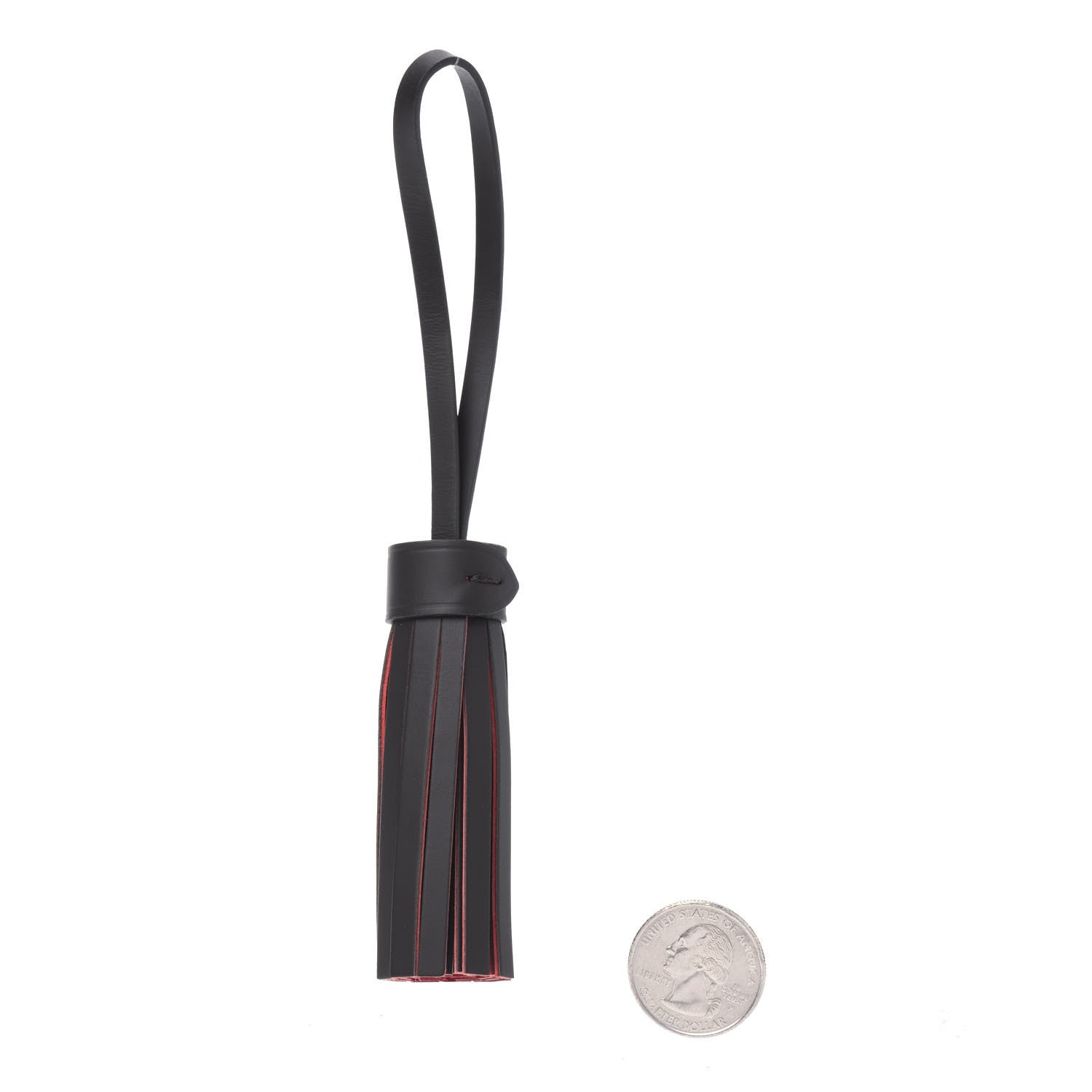 Louis Vuitton Calfskin Croisette Tassel Bag Charm Black 2 of 4
