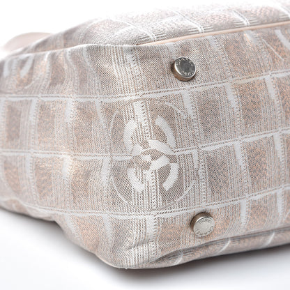 Chanel Metallic Nylon Small Travel Tote Pink 8 of 16