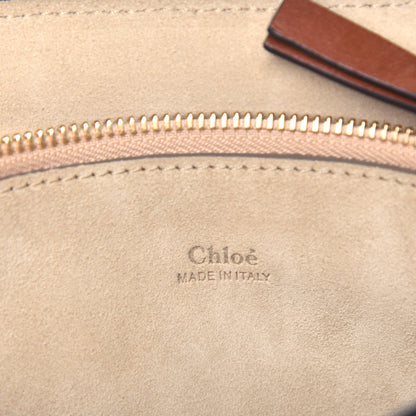 Chloe Smooth Calfskin Patchwork Medium Faye Shoulder Bag Light Tan 6 of 9