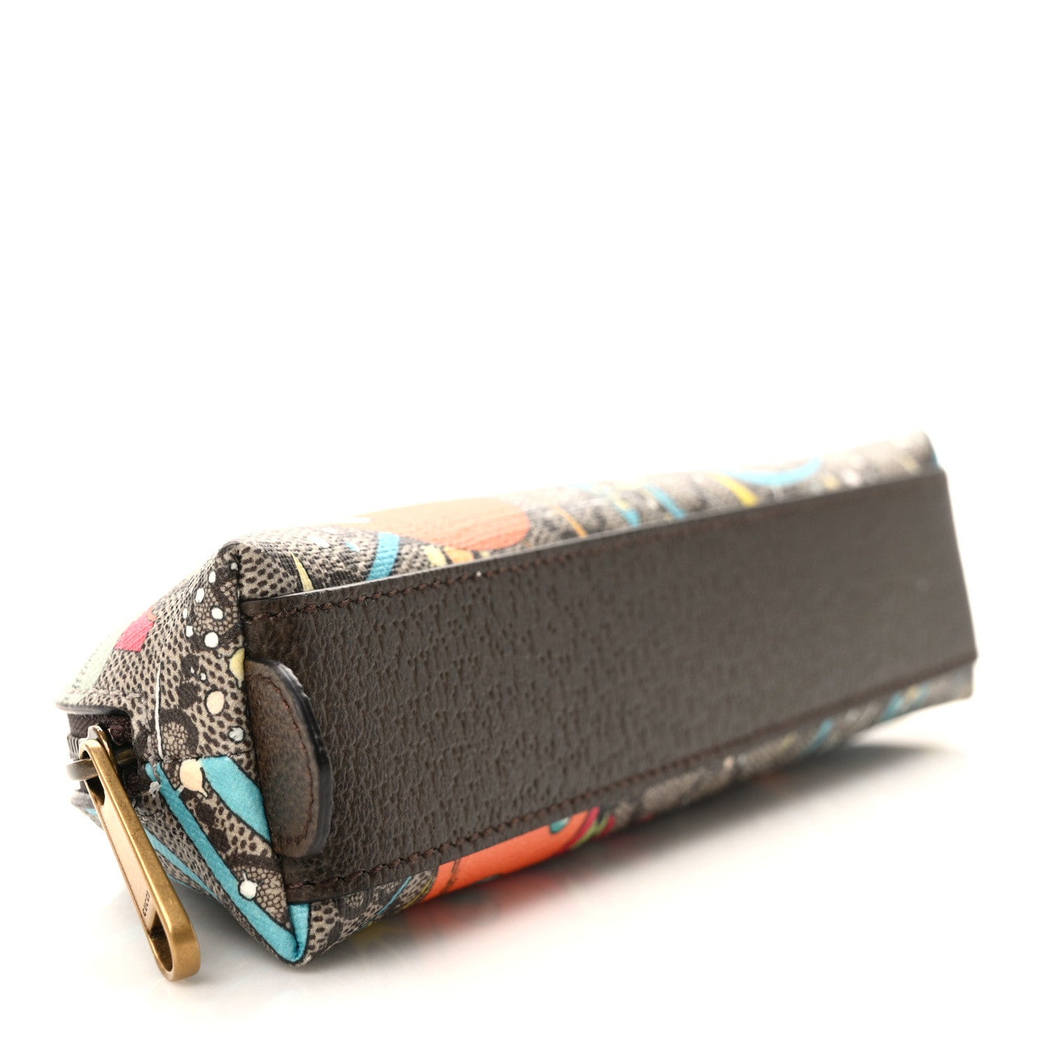 Gucci X DISNEY GG Supreme Monogram Donald Duck Pencil Case Beige Ebony 4 of 8