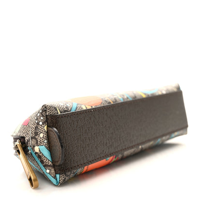 Gucci X DISNEY GG Supreme Monogram Donald Duck Pencil Case Beige Ebony 4 of 8