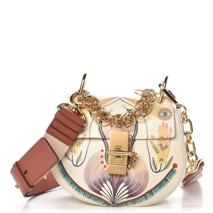 Chloe Calfskin Printed Mini Drew Bi-Color Shoulder Bag Light Multicolor 1 of 7