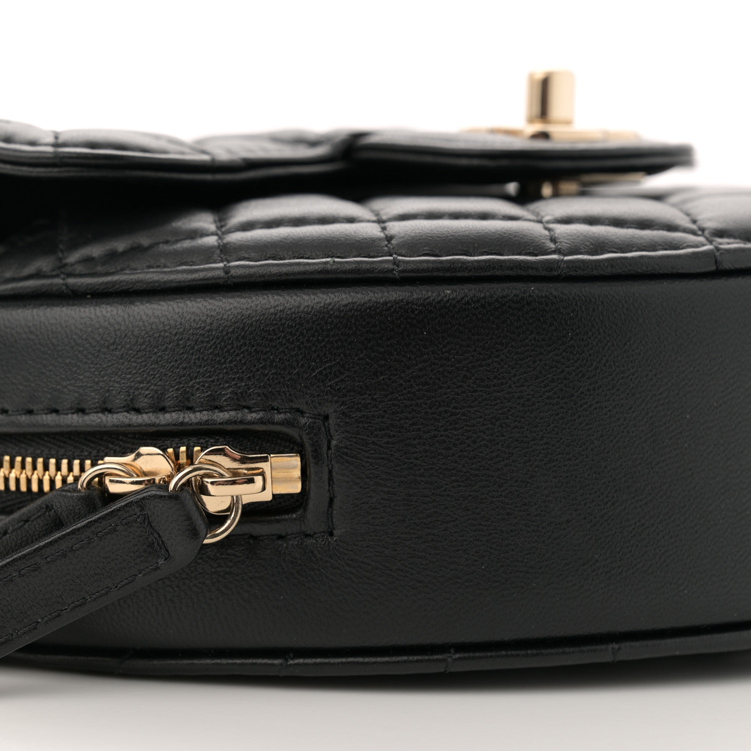 Chanel Lambskin Quilted CC In Love Heart Bag Black 9 of 11