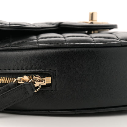 Chanel Lambskin Quilted CC In Love Heart Bag Black 9 of 11