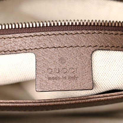 Gucci GG Supreme Monogram Web Medium Ophidia Shoulder Bag Beige New Acero 6 of 10