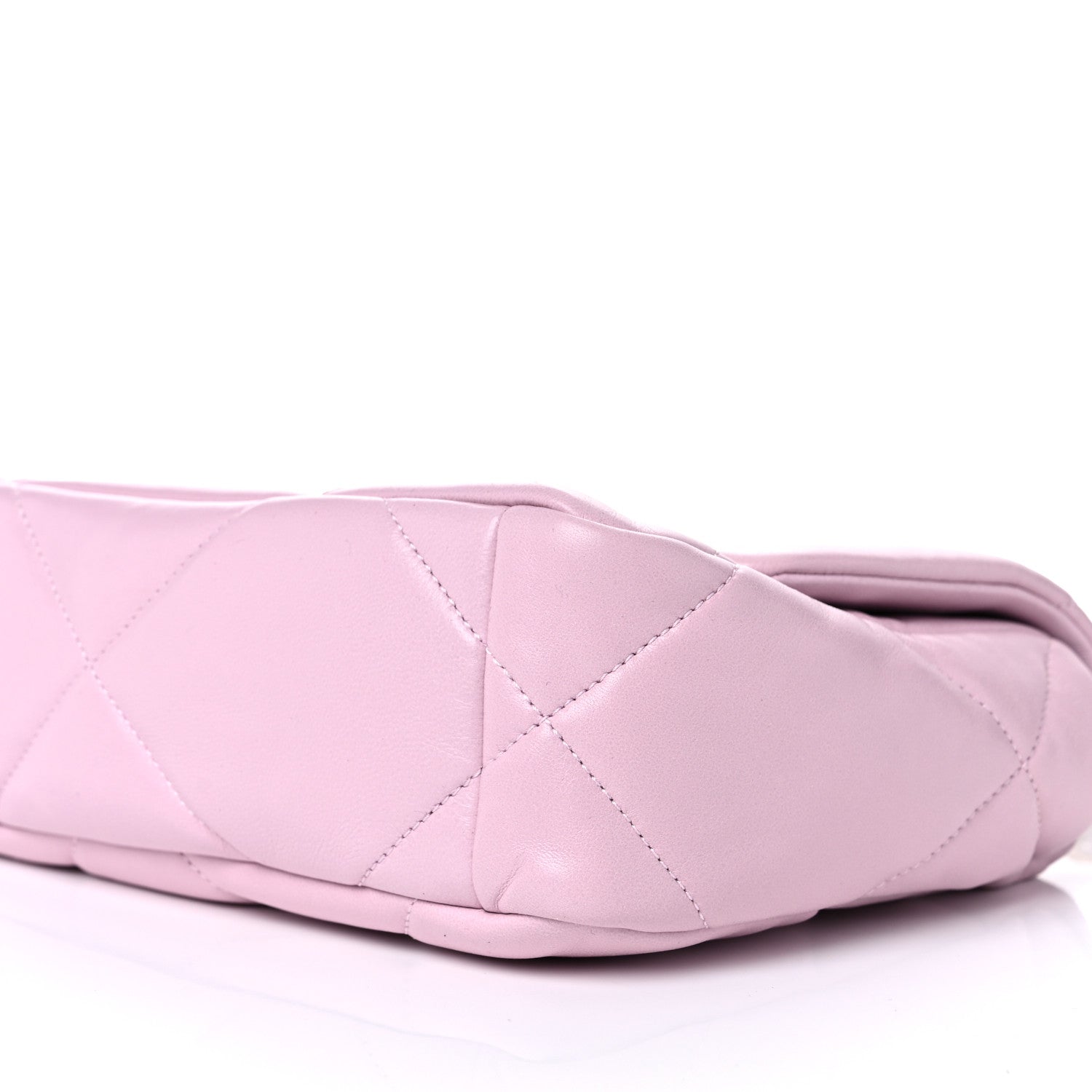 Chanel Lambskin Quilted Medium Chanel 19 Flap Light Pink 9 of 10