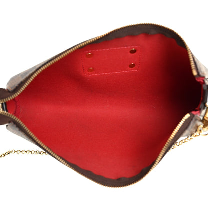 Louis Vuitton Damier Ebene Eva Clutch 4 of 8