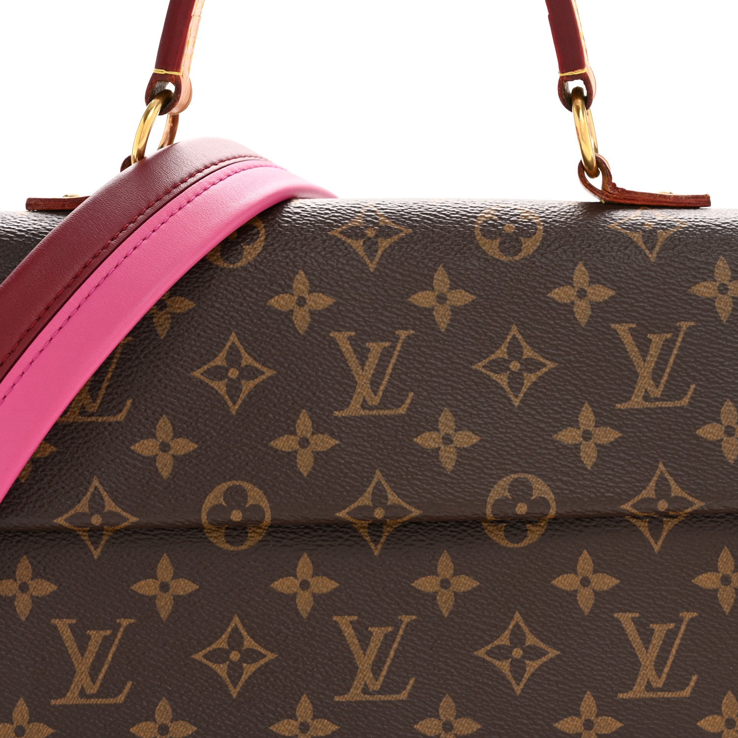 Louis Vuitton Monogram Cluny BB Bordeaux Fuchsia 8 of 14