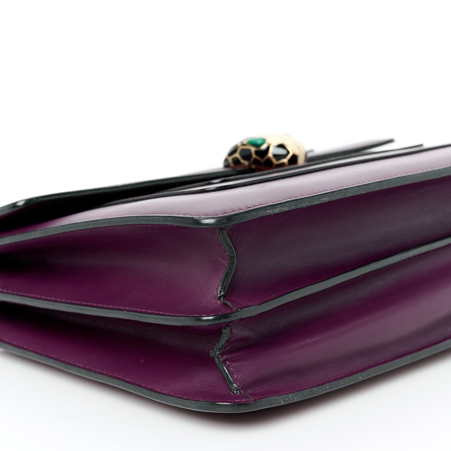 Calfskin Serpenti Forever Shoulder Bag Plum