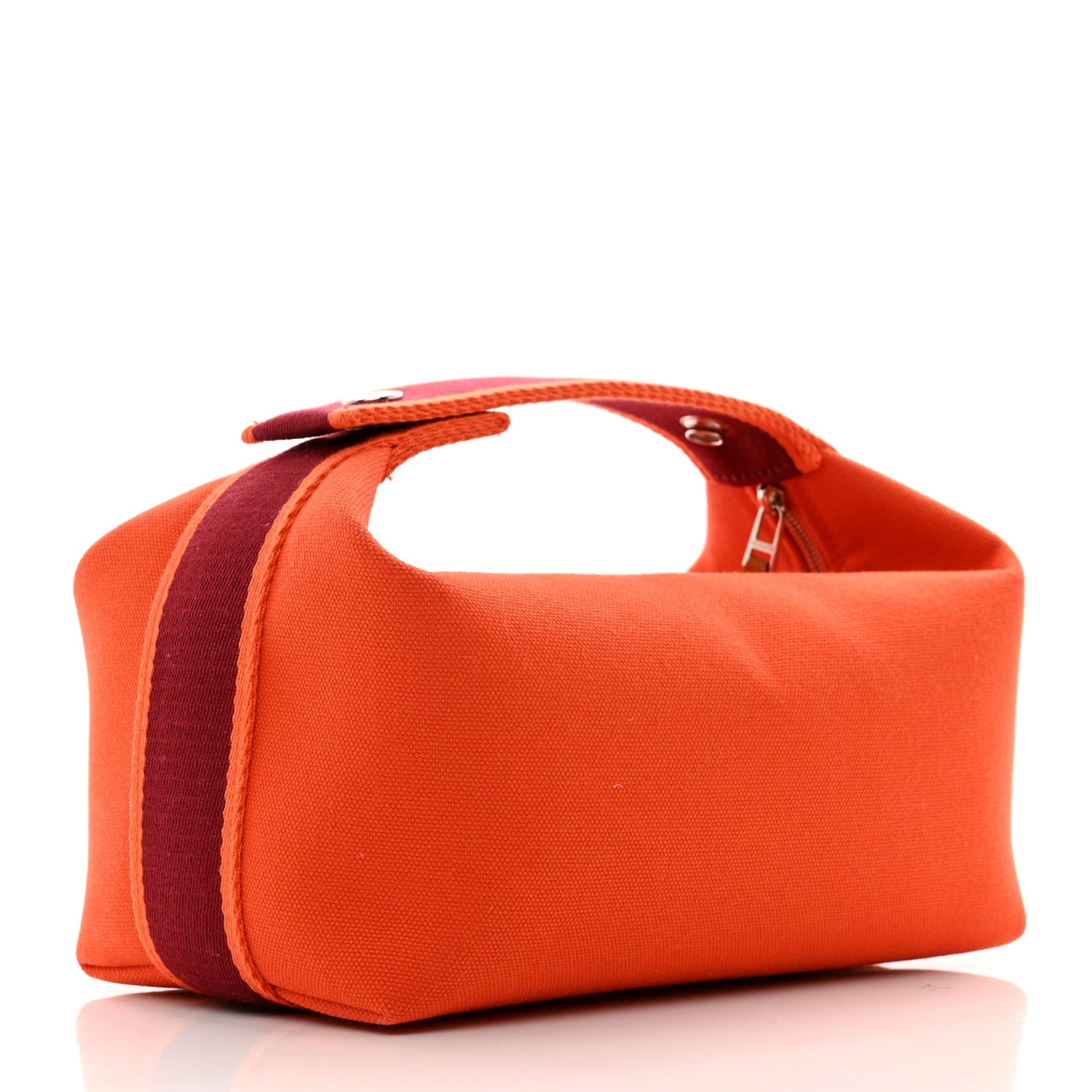 Canvas Small Bride-A-Brac Pouch Orange Burgundy