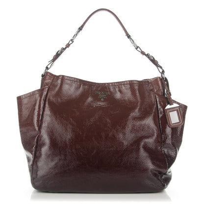 Prada Vernice Sfumata Shoulder Bag Lampone 1 of 7