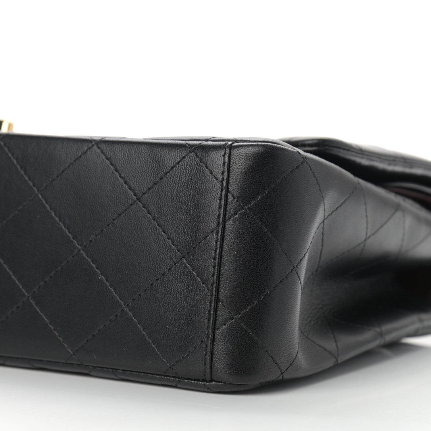 Chanel Lambskin Quilted Maxi Double Flap Black 9 of 12