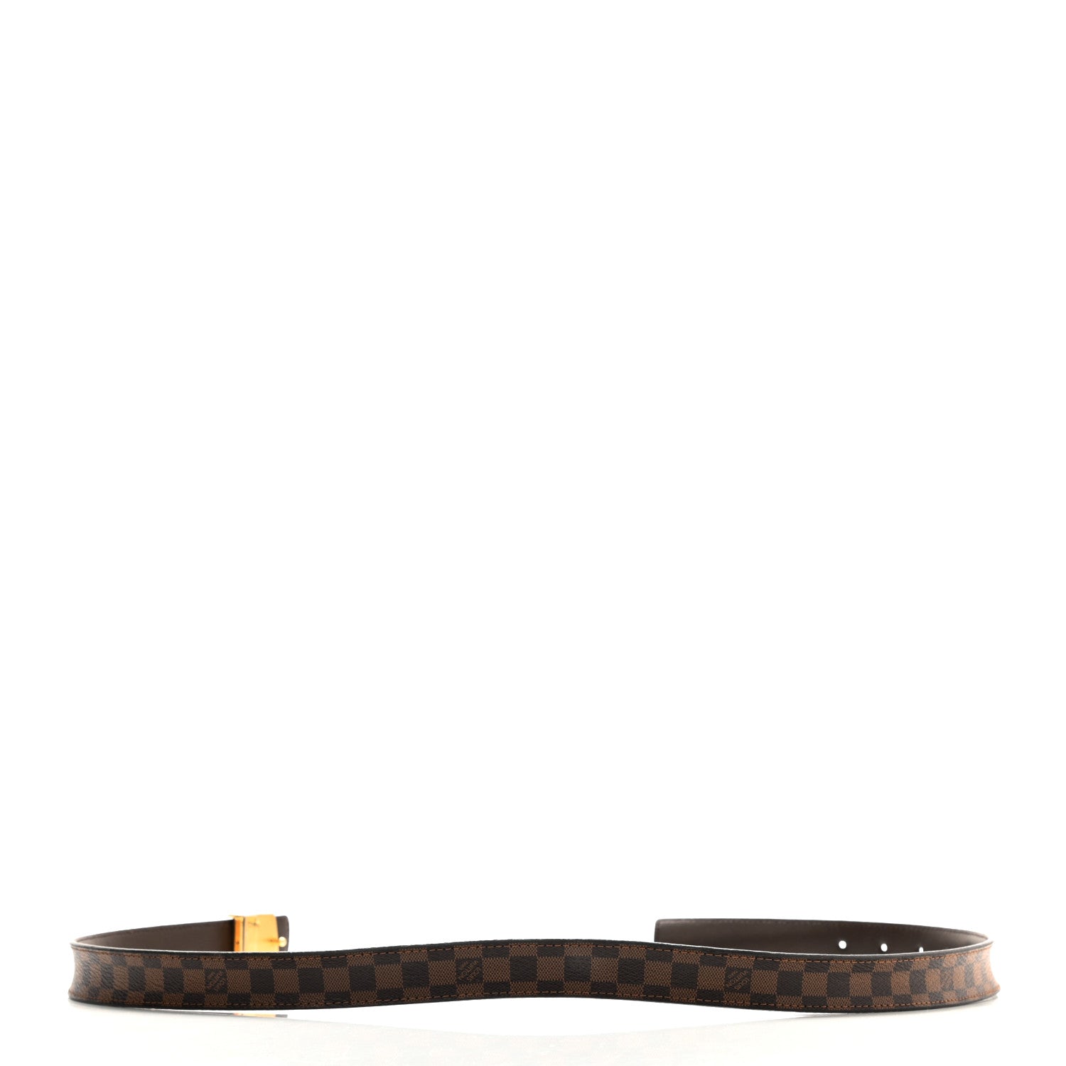 Louis Vuitton Mini Damier Ebene 25mm LV Initiales Belt 80 32 9 of 9