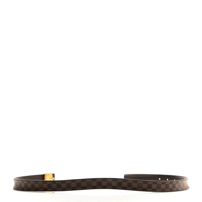 Louis Vuitton Mini Damier Ebene 25mm LV Initiales Belt 80 32 9 of 9