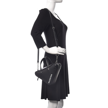 Balenciaga Calfskin XS Triangle Duffle Black 2 of 9