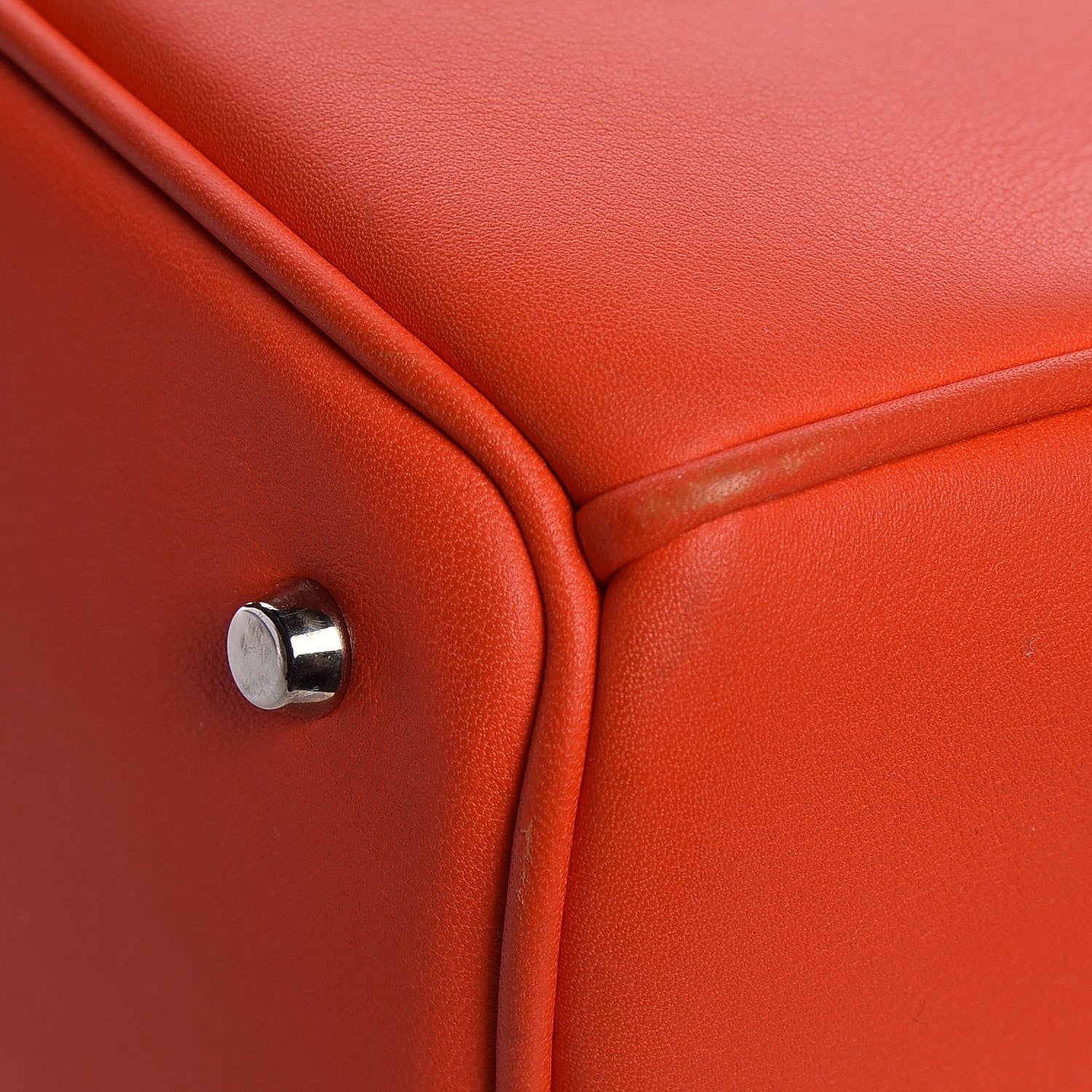 Christian Dior Calfskin Mini Diorissimo Tote Orange 12 of 13