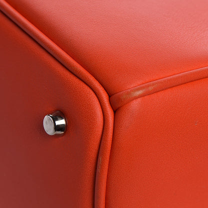 Christian Dior Calfskin Mini Diorissimo Tote Orange 12 of 13