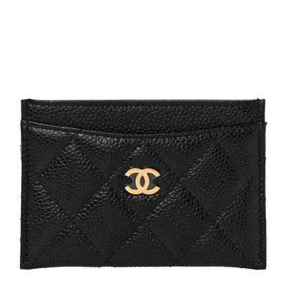 Chanel Caviar Quilted Card Holder Black 1 of 11