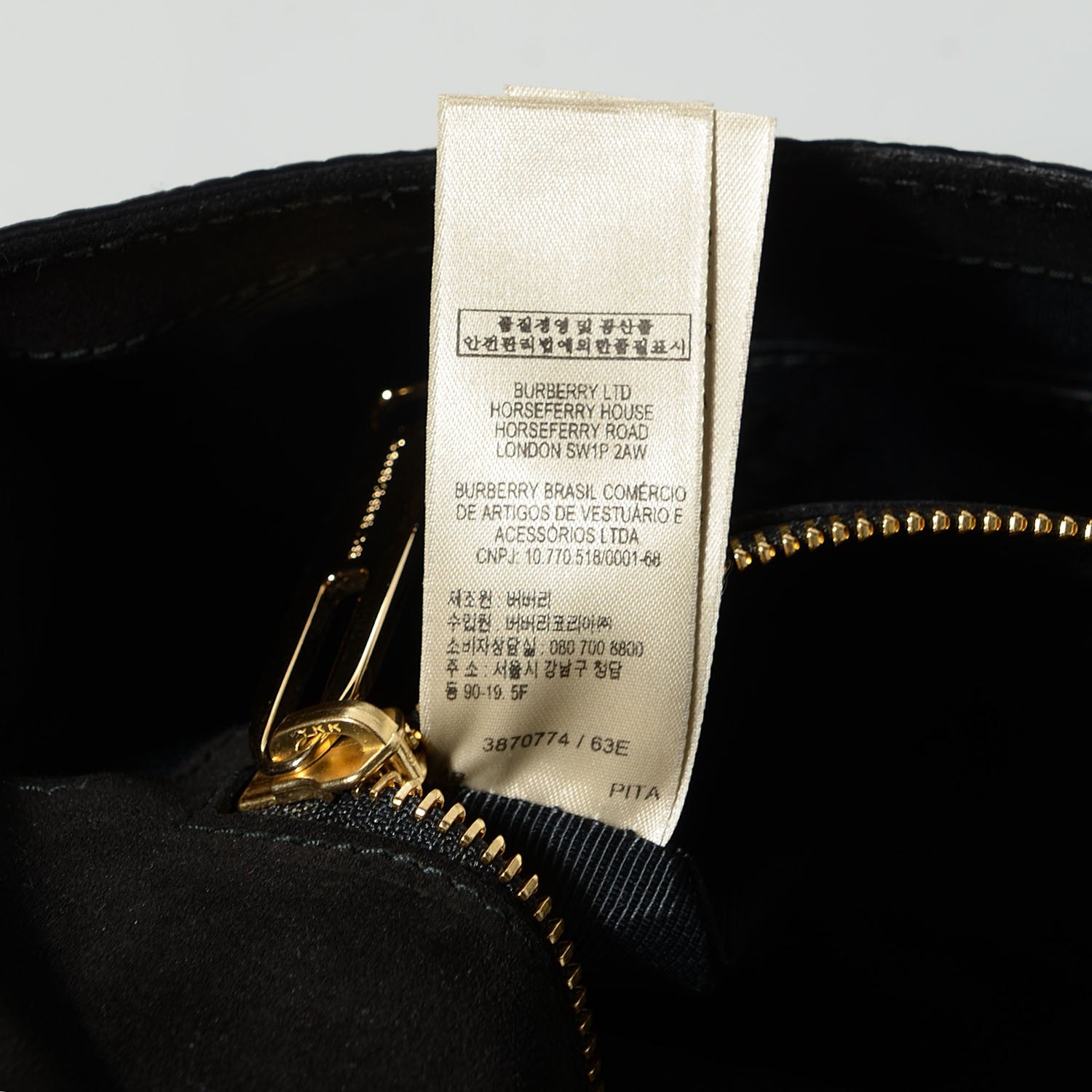 Burberry Grainy Calfskin Heritage Grain Small Crossbody Bag Black 8 of 11