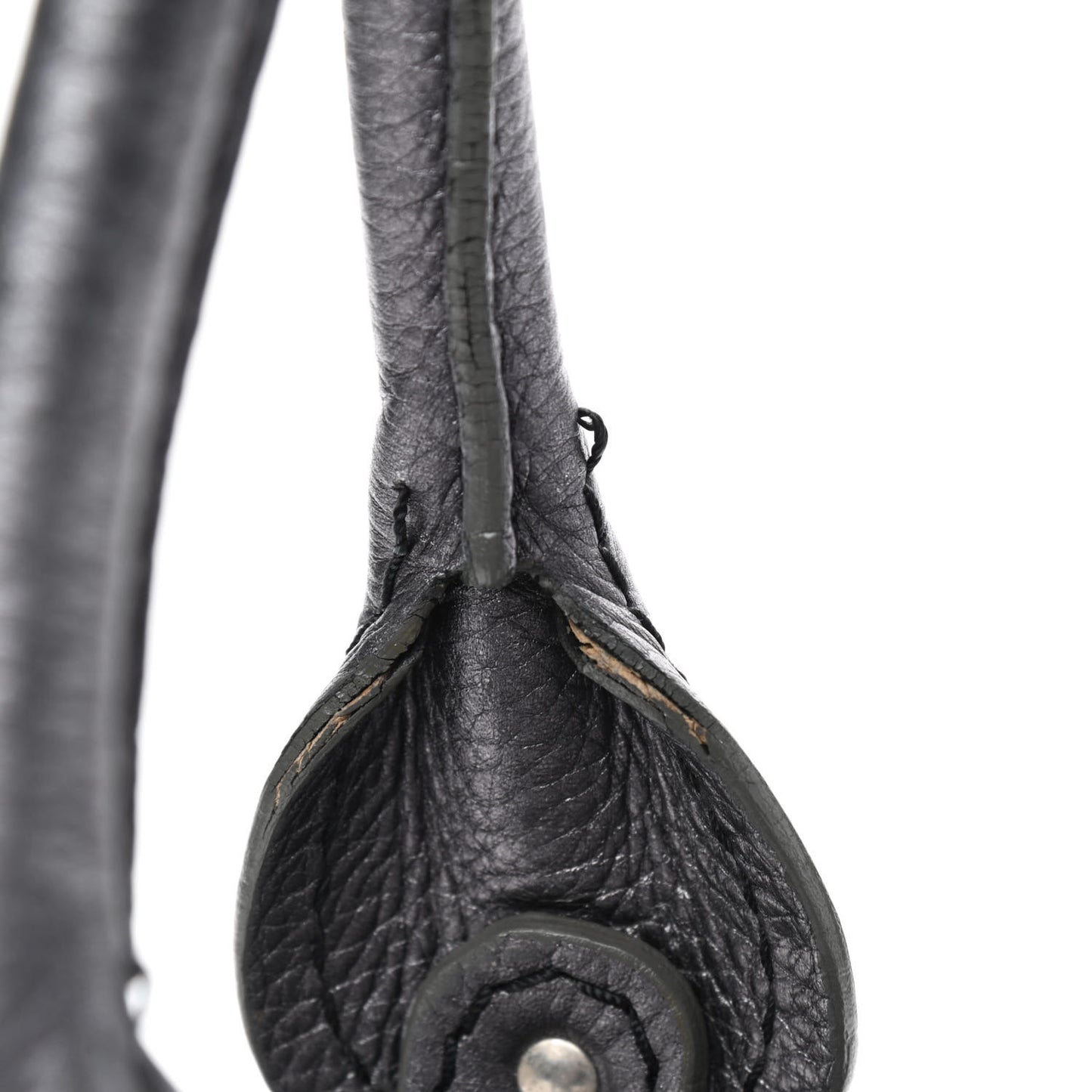 Metallic Calfskin Medium Paddington Satchel Silver