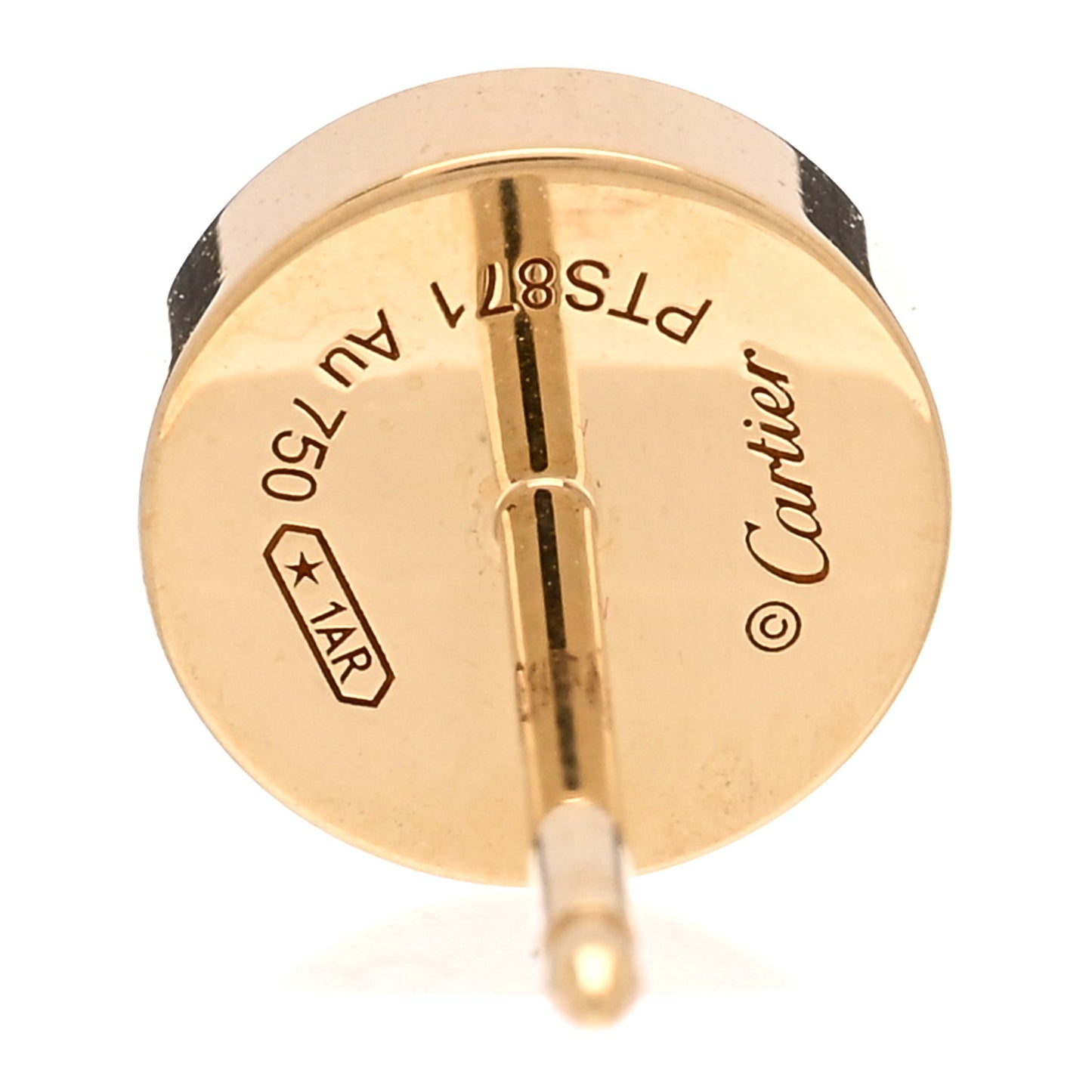18K Yellow Gold LOVE Earrings